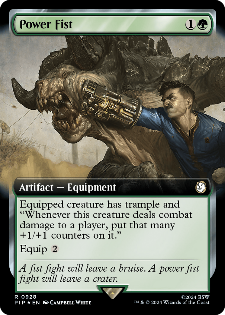 Power Fist (Extended Art) (Surge Foil) [Fallout] | Cracking-Singles
