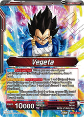 Vegeta // Vegeta, Awakened Feelings (SLR) (BT24-001) [Beyond Generations] | Cracking-Singles