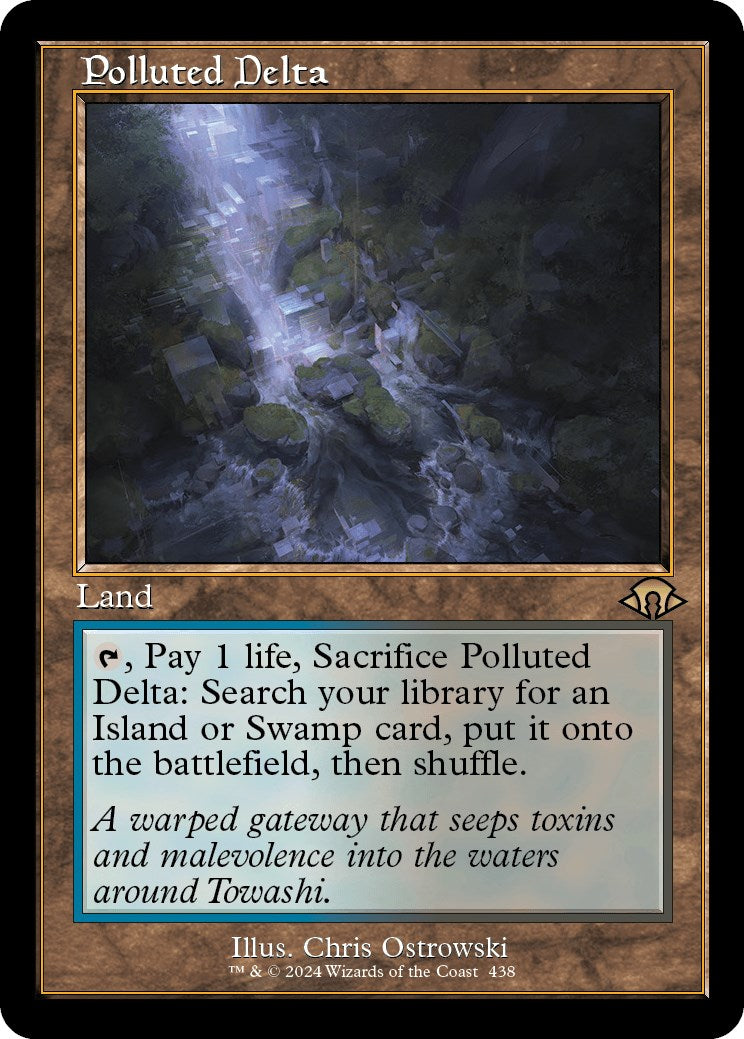 Polluted Delta (Retro) [Modern Horizons 3] | Cracking-Singles