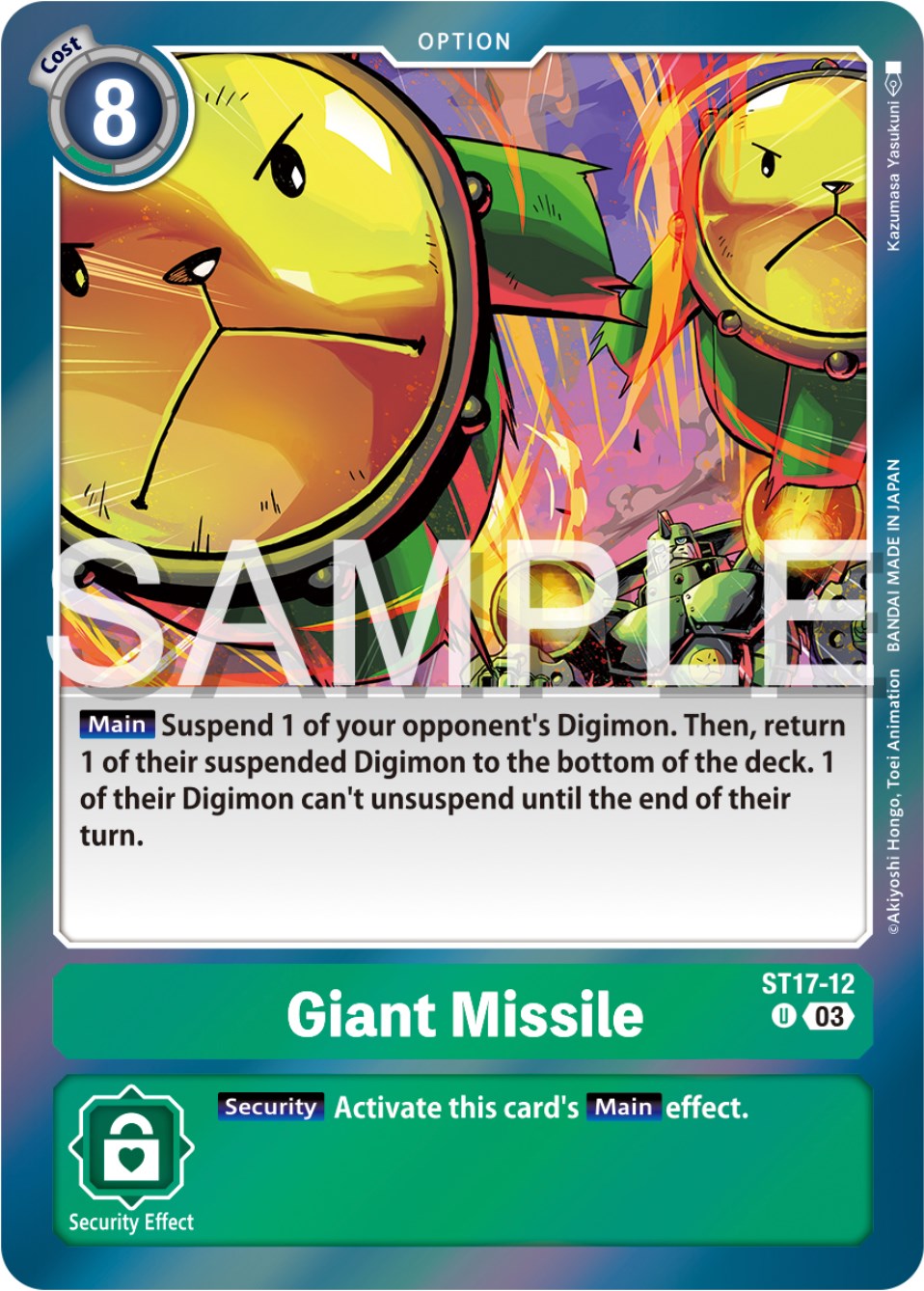 Giant Missile [ST17-12] [Starter Deck: Double Typhoon Advanced Deck Set] | Cracking-Singles