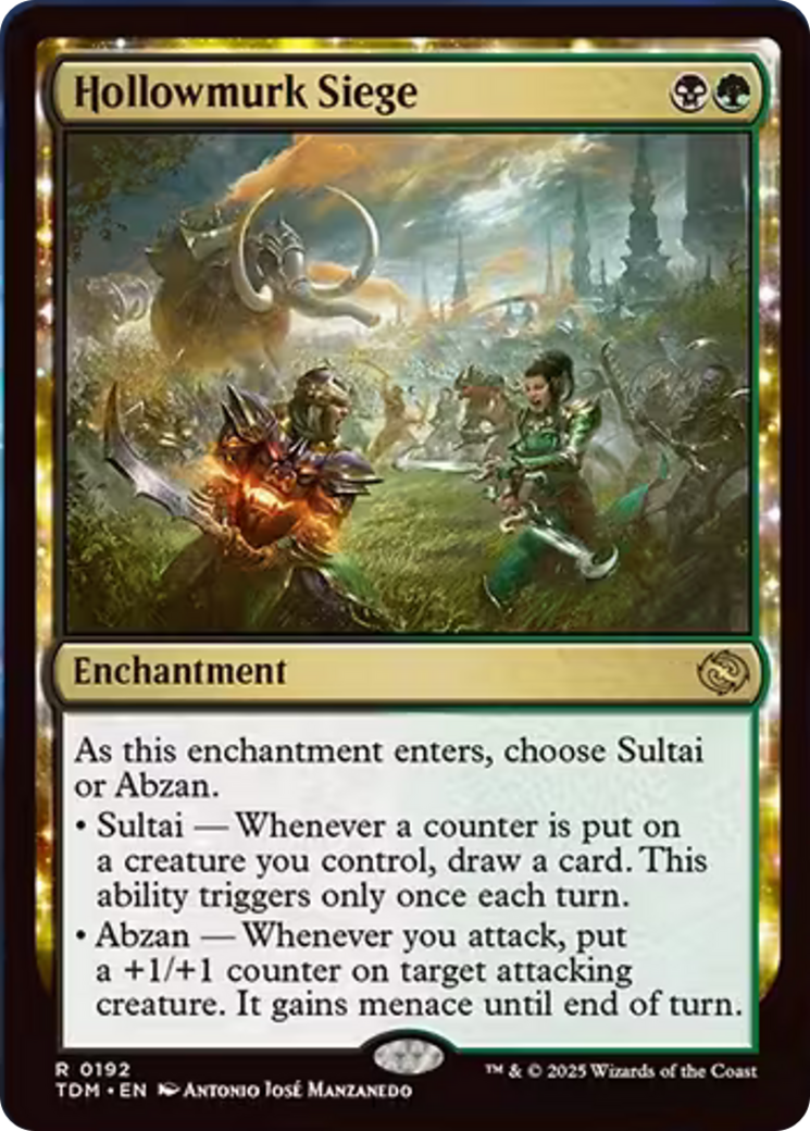 Hollowmurk Siege [Tarkir: Dragonstorm] | Cracking-Singles