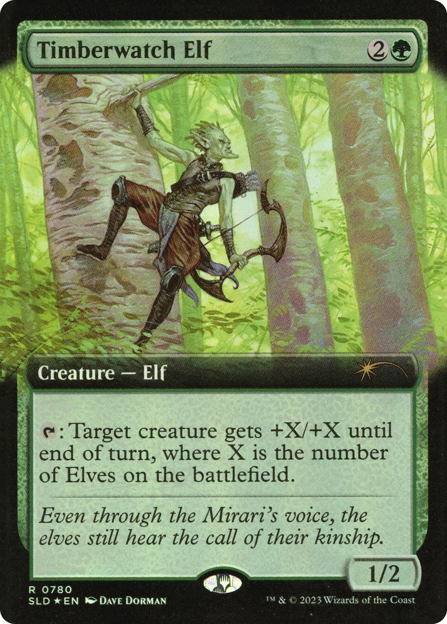 Timberwatch Elf (Extended Art) [Secret Lair Drop Series] | Cracking-Singles