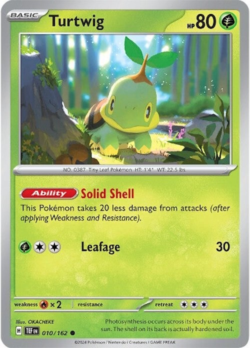 Turtwig (010/162) [Scarlet & Violet: Temporal Forces] | Cracking-Singles