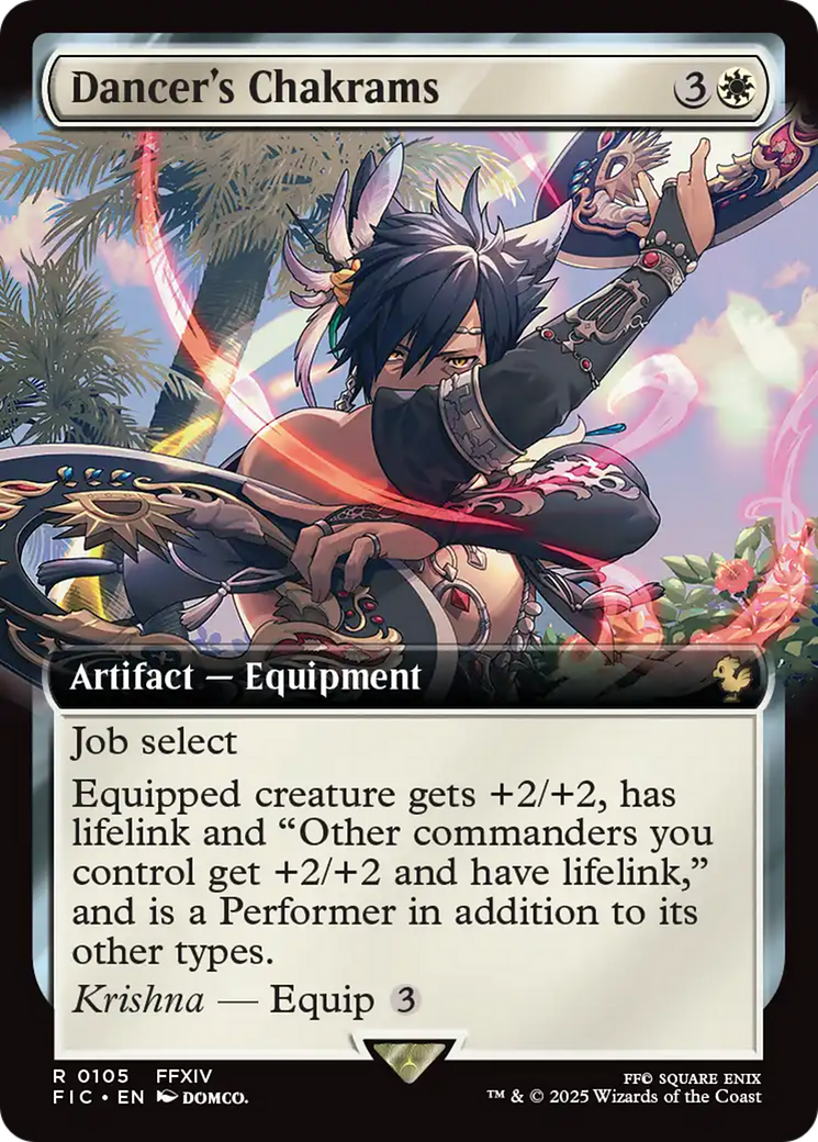 Dancer's Chakrams (Extended Art) [FINAL FANTASY Commander] | Cracking-Singles