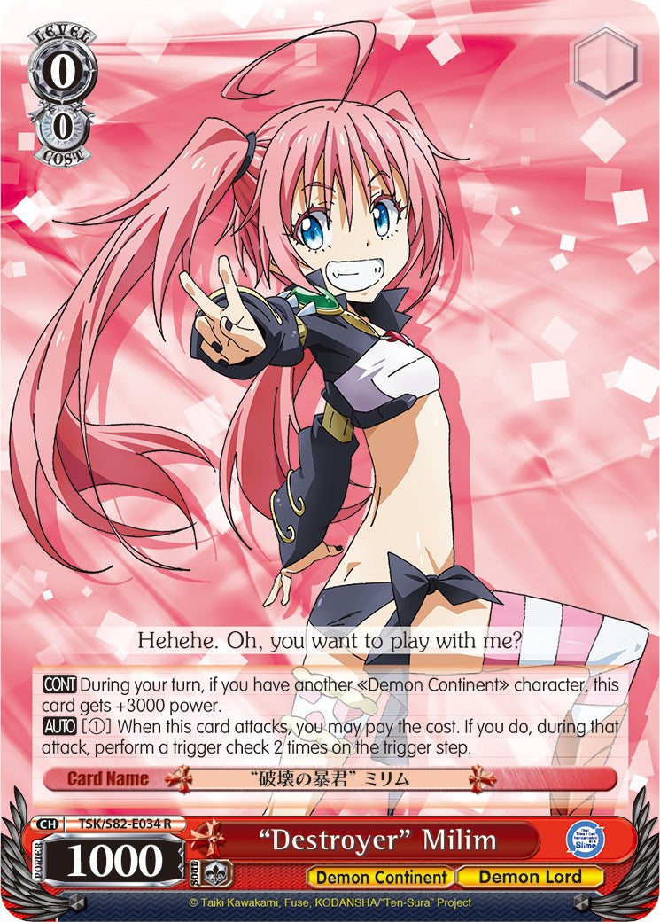"Destroyer" Milim (TSK/S82-E034 R) [That Time I Got Reincarnated as a Slime Vol.2] | Cracking-Singles