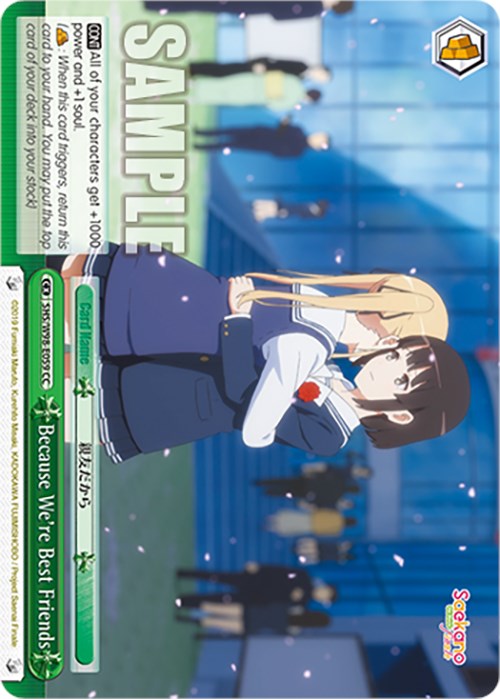 Because We're Best Friends (SHS/W98-E059 CC) [Saekano the Movie: Finale] | Cracking-Singles