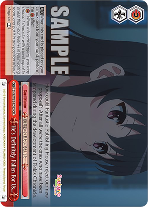 He's Definitely Fallen For Us (SHS/W98-E083 CR) [Saekano the Movie: Finale] | Cracking-Singles