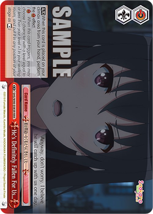 He's Definitely Fallen For Us (SHS/W98-E083R RRR) [Saekano the Movie: Finale] | Cracking-Singles