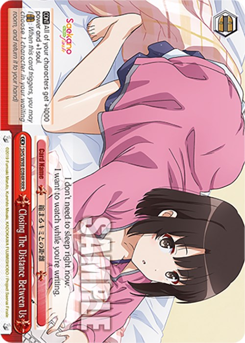 Closing The Distance Between Us (SHS/W98-E084R RRR) [Saekano the Movie: Finale] | Cracking-Singles