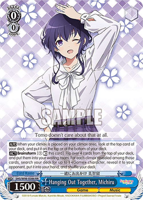 Hanging Out Together, Michiru (SHS/W98-E086 RR) [Saekano the Movie: Finale] | Cracking-Singles