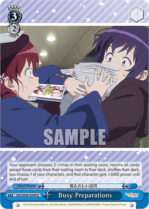 Busy Preparations (SHS/W98-E099 U) [Saekano the Movie: Finale] | Cracking-Singles