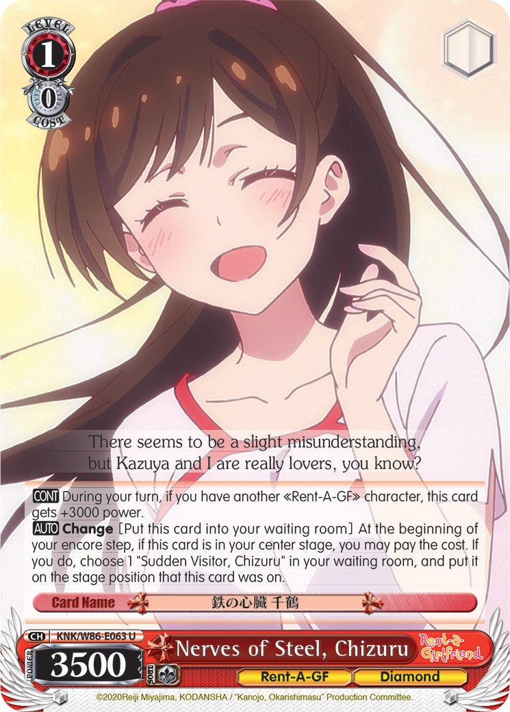 Nerves of Steel, Chizuru (KNK/W86-E063 U) [Rent-A-Girlfriend] | Cracking-Singles