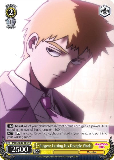 Reigen: Letting His Disciple Work (MOB/SX02-T05 TD) [Mob Psycho 100] | Cracking-Singles