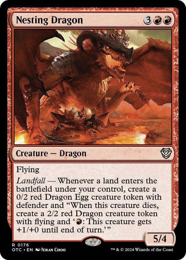 Nesting Dragon [Outlaws of Thunder Junction Commander] | Cracking-Singles