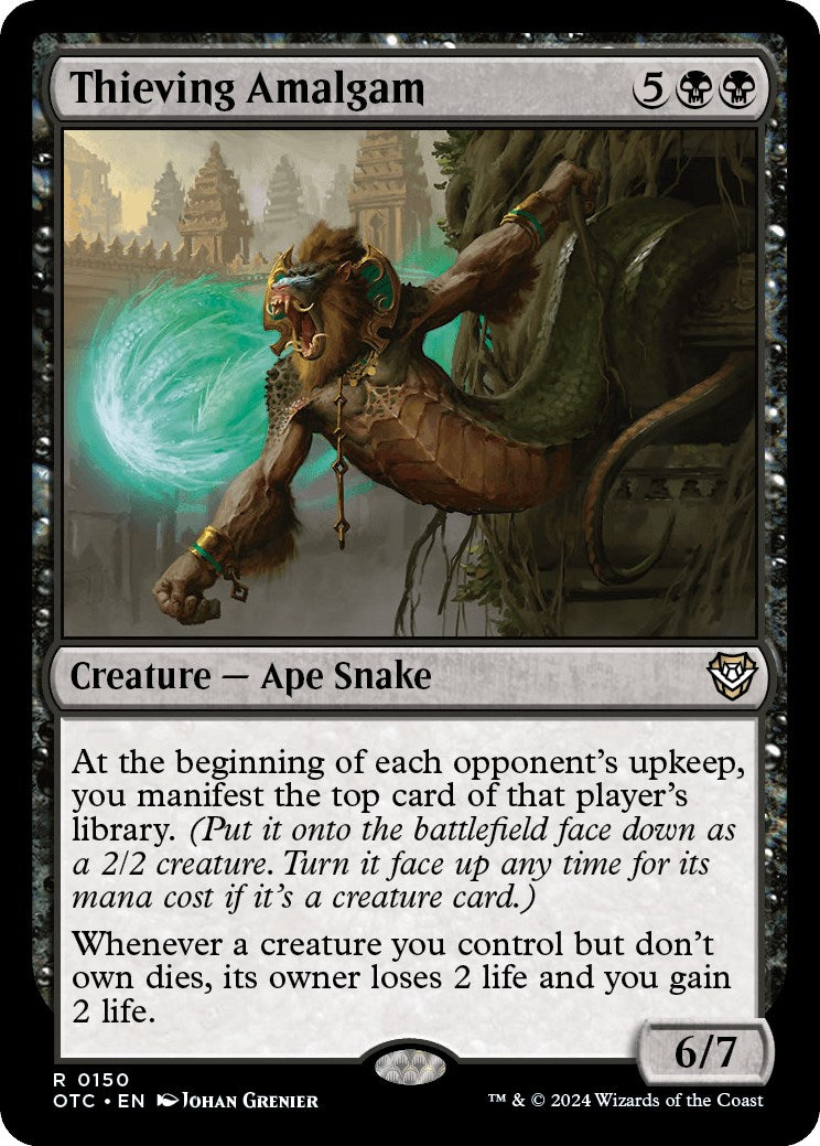Thieving Amalgam [Outlaws of Thunder Junction Commander] | Cracking-Singles