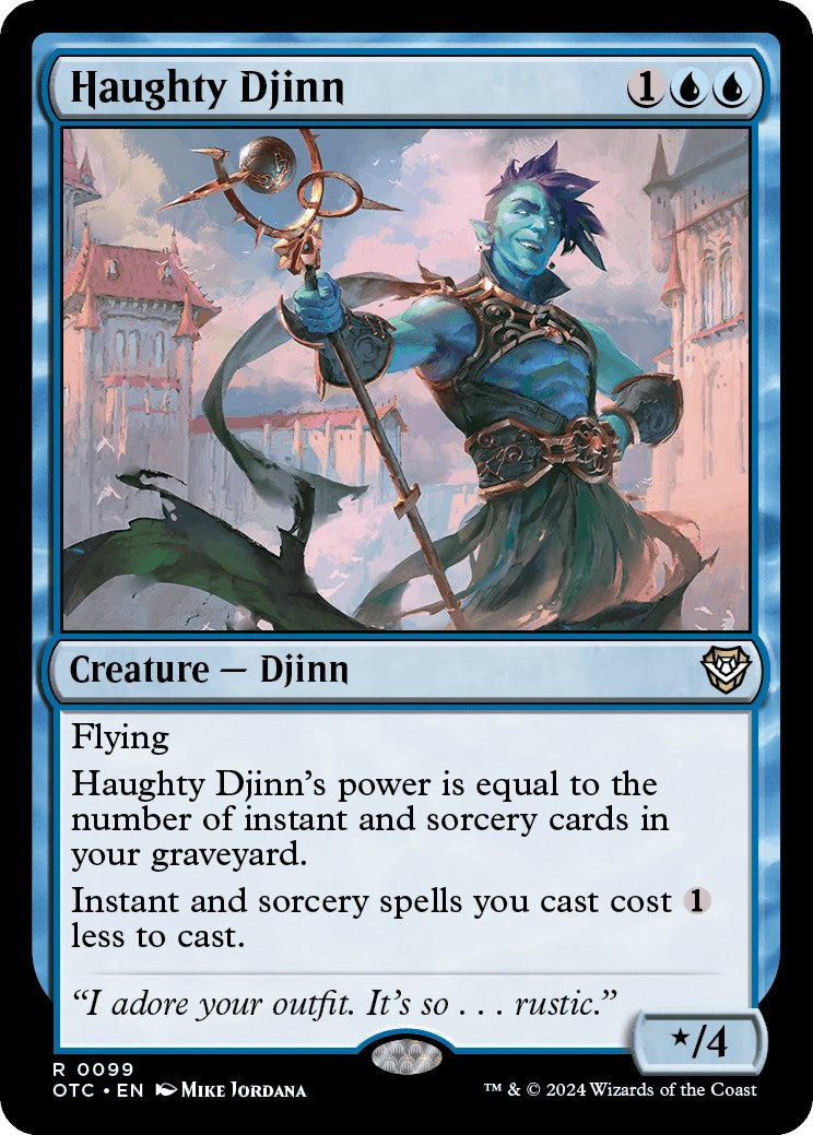 Haughty Djinn [Outlaws of Thunder Junction Commander] | Cracking-Singles