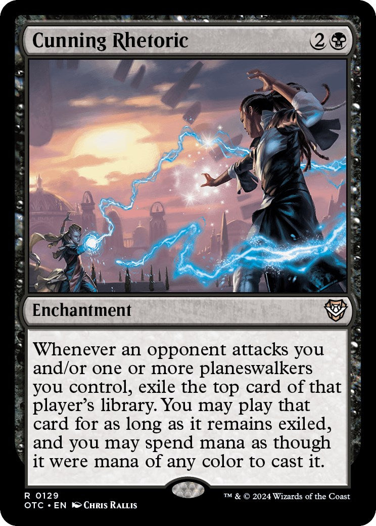 Cunning Rhetoric [Outlaws of Thunder Junction Commander] | Cracking-Singles