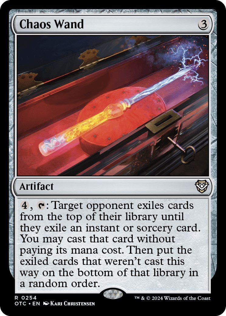 Chaos Wand [Outlaws of Thunder Junction Commander] | Cracking-Singles