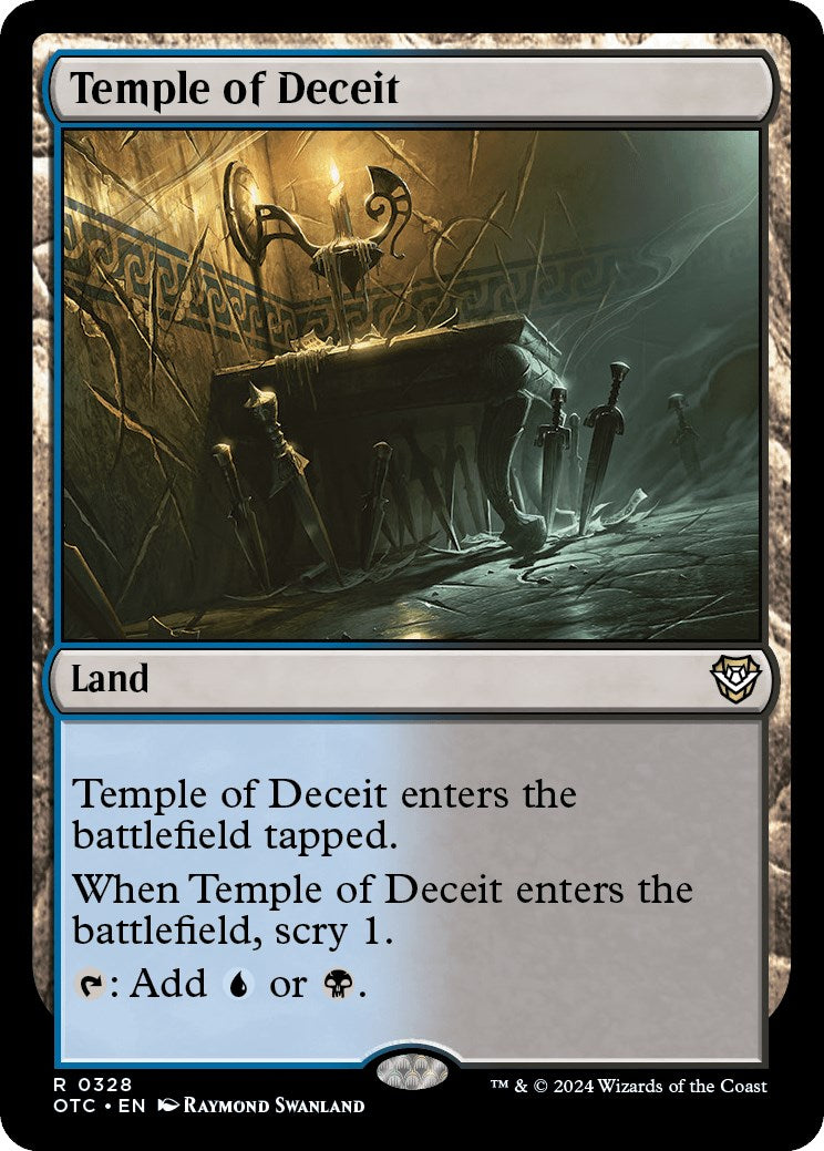 Temple of Deceit [Outlaws of Thunder Junction Commander] | Cracking-Singles