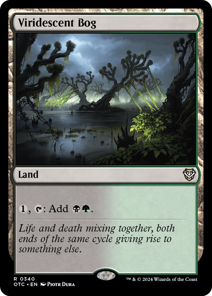 Viridescent Bog [Outlaws of Thunder Junction Commander] | Cracking-Singles