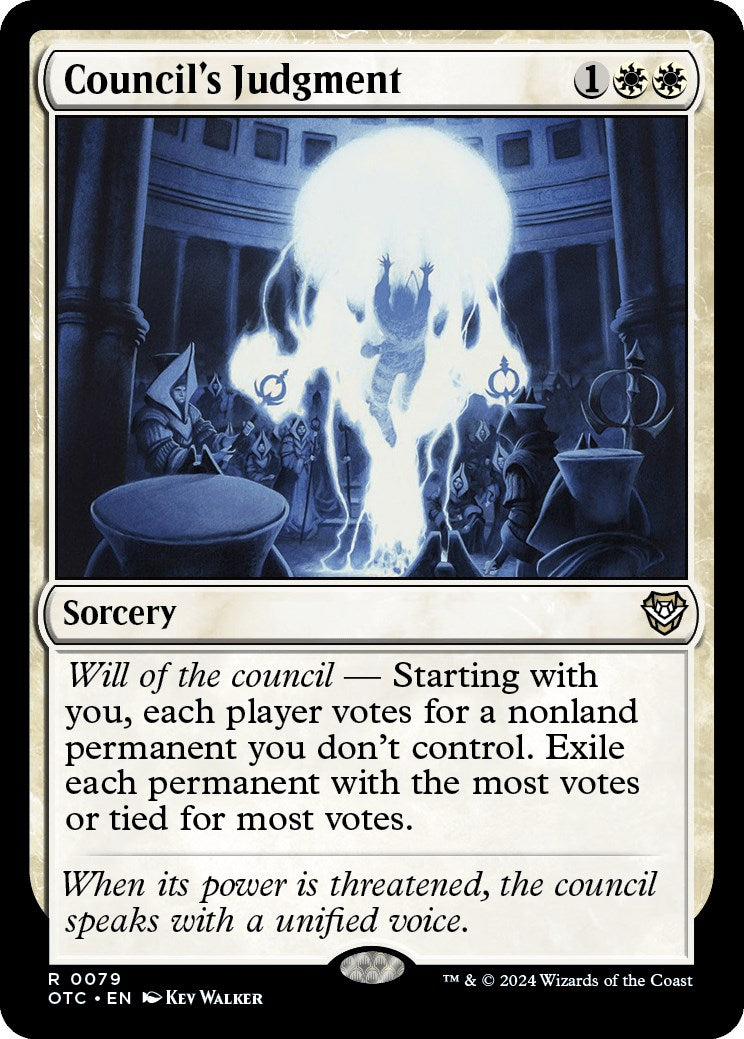 Council's Judgment [Outlaws of Thunder Junction Commander] | Cracking-Singles