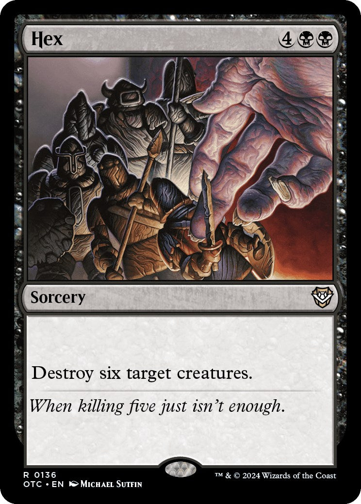 Hex [Outlaws of Thunder Junction Commander] | Cracking-Singles