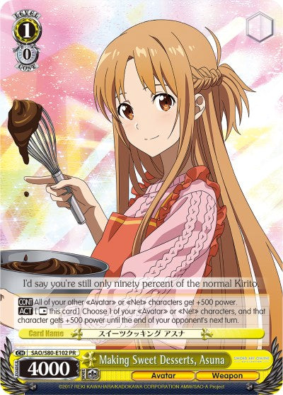 Making Sweet Desserts, Asuna (SAO/S80-E102 PR) [Sword Art Online -Alicization- Vol.2] | Cracking-Singles