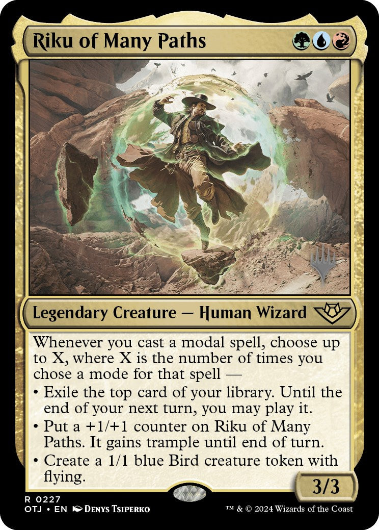 Riku of Many Paths (Promo Pack) [Outlaws of Thunder Junction Promos] | Cracking-Singles