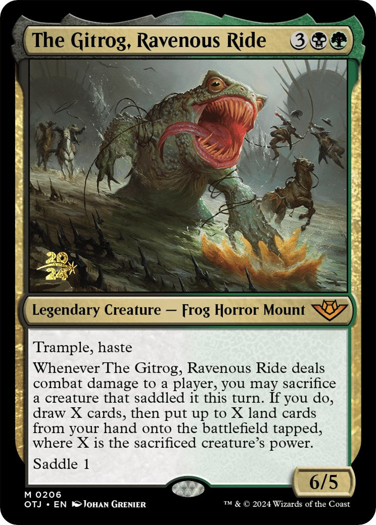 The Gitrog, Ravenous Ride [Outlaws of Thunder Junction Prerelease Promos] | Cracking-Singles