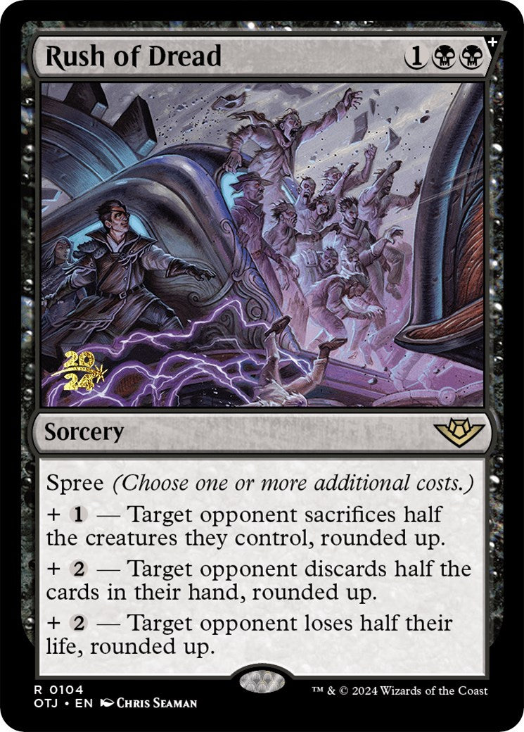 Rush of Dread [Outlaws of Thunder Junction Prerelease Promos] | Cracking-Singles