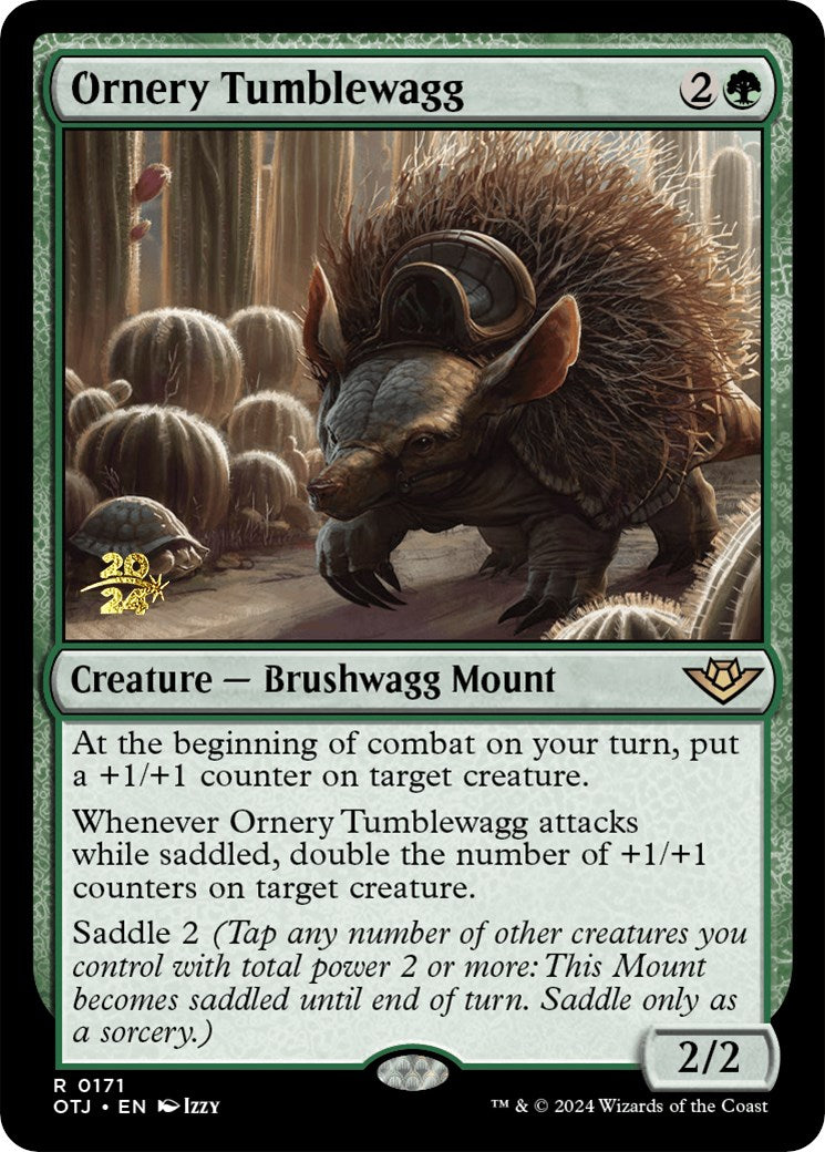 Ornery Tumblewagg [Outlaws of Thunder Junction Prerelease Promos] | Cracking-Singles