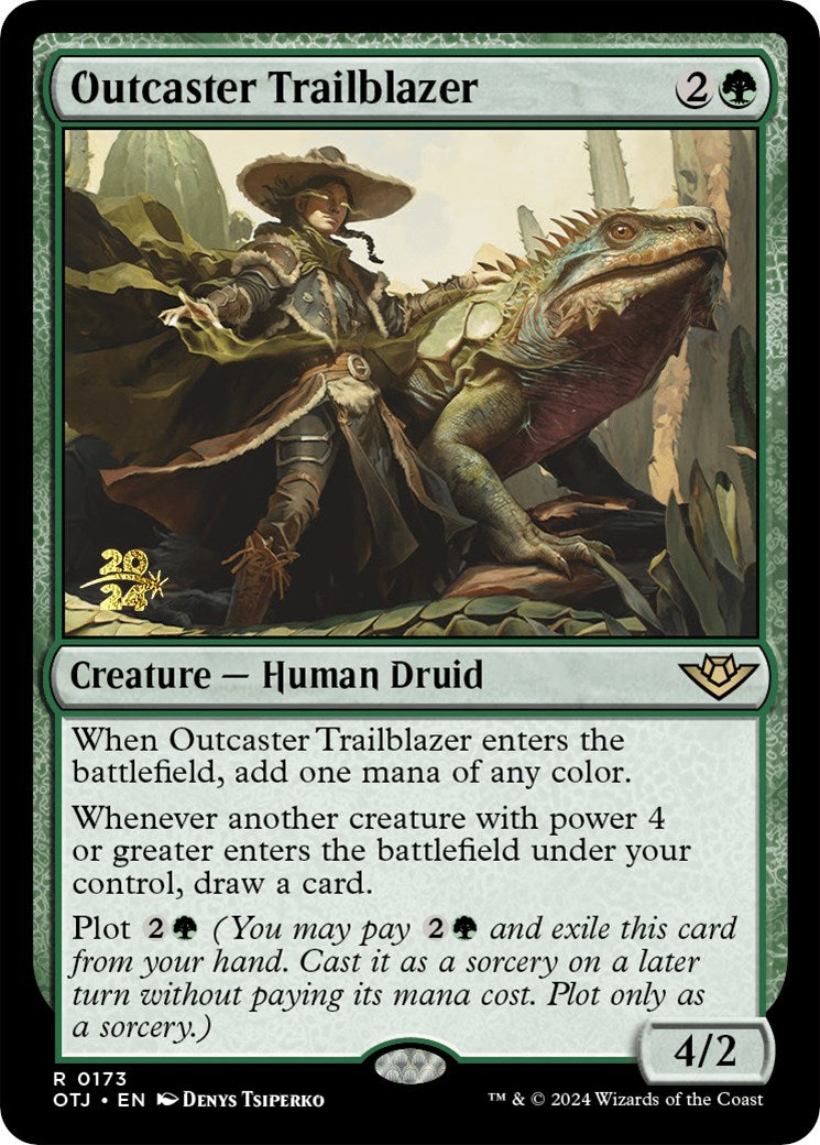 Outcaster Trailblazer [Outlaws of Thunder Junction Prerelease Promos] | Cracking-Singles