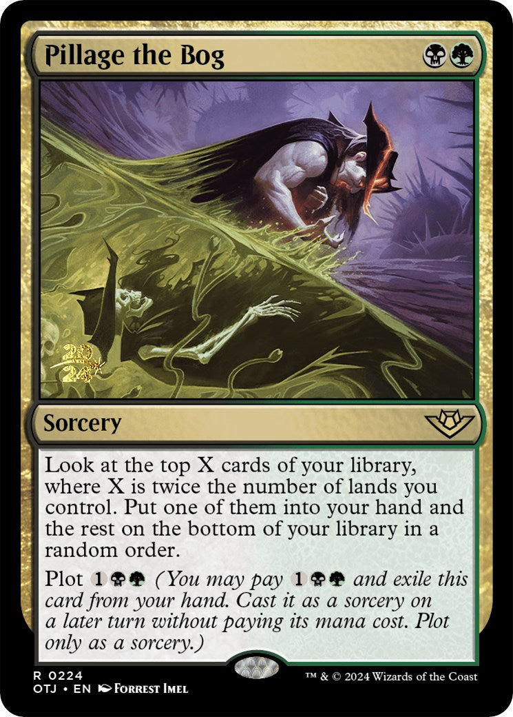 Pillage the Bog [Outlaws of Thunder Junction Prerelease Promos] | Cracking-Singles