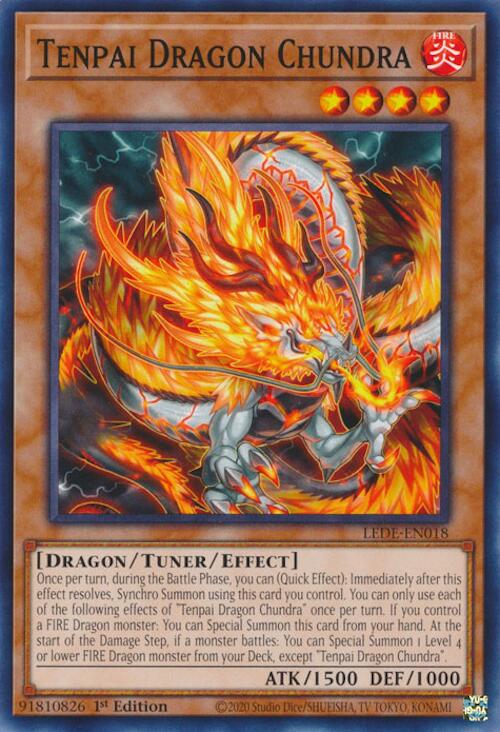 Tenpai Dragon Chundra [LEDE-EN018] Common | Cracking-Singles