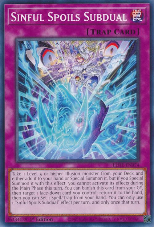 Sinful Spoils Subdual [LEDE-EN074] Common | Cracking-Singles