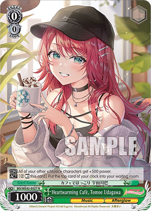 Heartwarming Cafe, Tomoe Udagawa (BD/WE42-E027 N) [BanG Dream! Girls Band Party! Countdown Collection] | Cracking-Singles