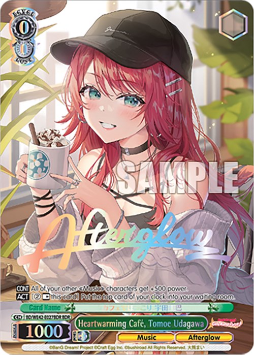 Heartwarming Cafe, Tomoe Udagawa (BD/WE42-E027BDR BDR) [BanG Dream! Girls Band Party! Countdown Collection] | Cracking-Singles