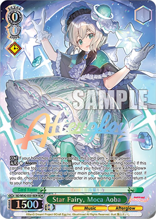 Star Fairy, Moca Aoba (BD/WE42-E031BDR BDR) [BanG Dream! Girls Band Party! Countdown Collection] | Cracking-Singles