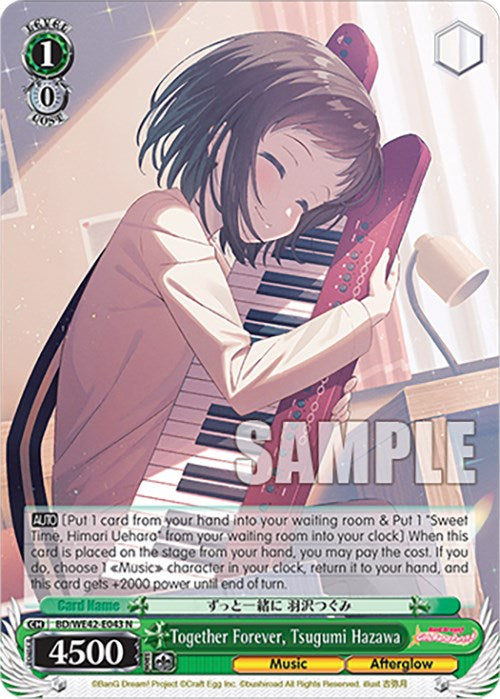 Together Forever, Tsugumi Hazawa (BD/WE42-E043 N) [BanG Dream! Girls Band Party! Countdown Collection] | Cracking-Singles