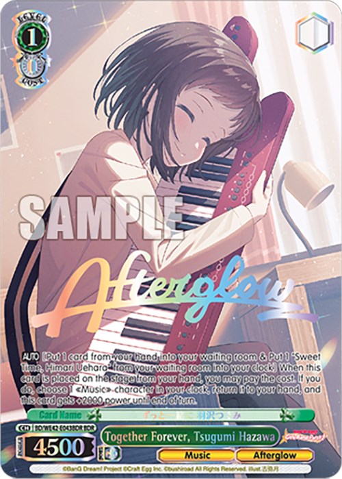 Together Forever, Tsugumi Hazawa (BD/WE42-E043BDR BDR) [BanG Dream! Girls Band Party! Countdown Collection] | Cracking-Singles