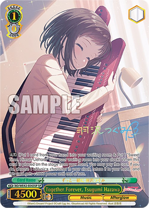 Together Forever, Tsugumi Hazawa (BD/WE42-E043SP SP) [BanG Dream! Girls Band Party! Countdown Collection] | Cracking-Singles