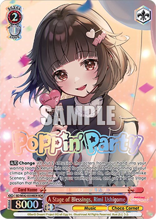 A Stage of Blessings, Rimi Ushigome (BD/WE42-E059BDR BDR) [BanG Dream! Girls Band Party! Countdown Collection] | Cracking-Singles