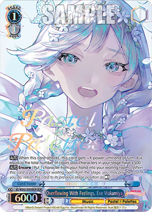Overflowing With Feelings, Eve Wakamiya (BD/WE42-E093BDR BDR) [BanG Dream! Girls Band Party! Countdown Collection] | Cracking-Singles