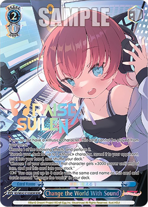 Change the World With Sound (BD/WE42-E105BDR BDR) [BanG Dream! Girls Band Party! Countdown Collection] | Cracking-Singles