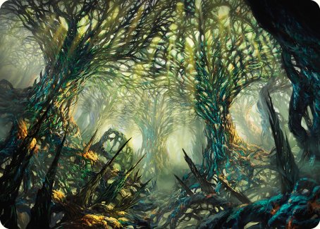 The Hunter Maze Art Card [Phyrexia: All Will Be One Art Series] | Cracking-Singles