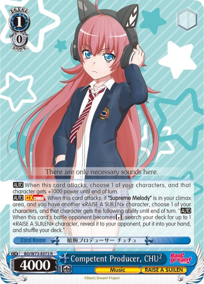 Competent Producer, CHU2 (BD/W73-E072 R) [BanG Dream! Vol.2] | Cracking-Singles