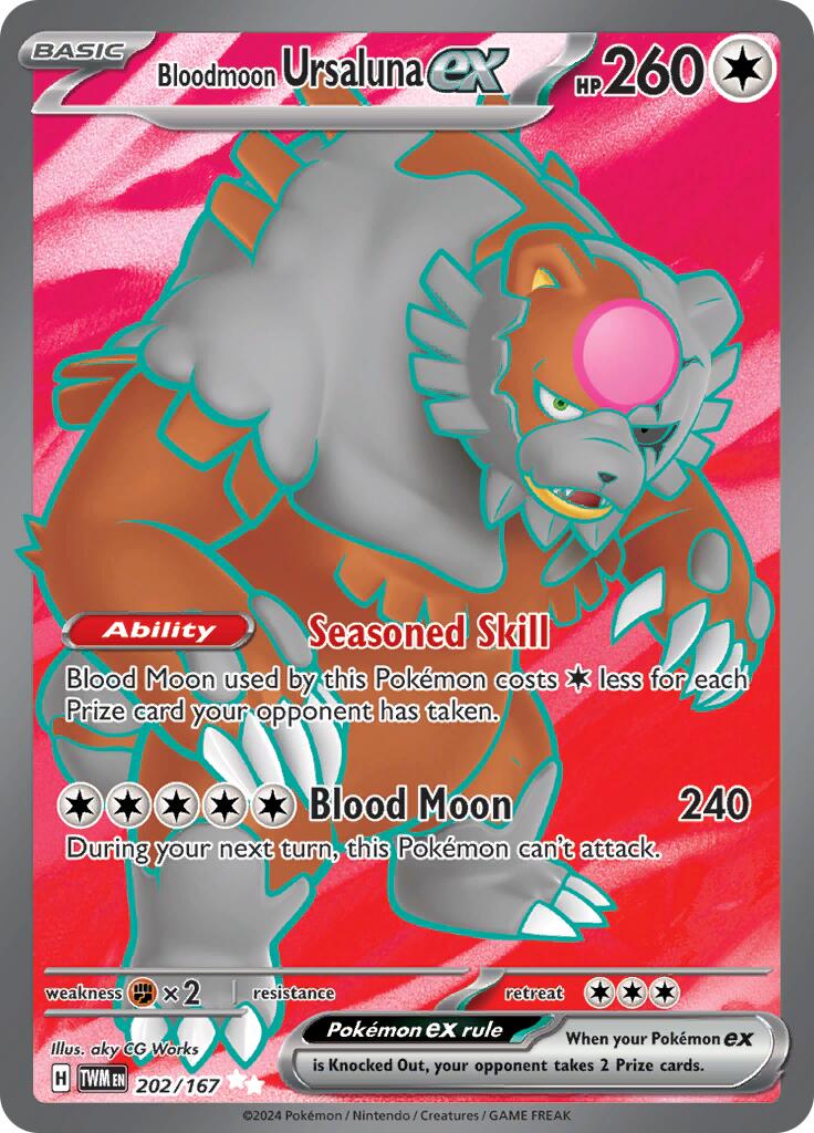 Bloodmoon Ursaluna ex (202/167) [Scarlet & Violet: Twilight Masquerade] | Cracking-Singles