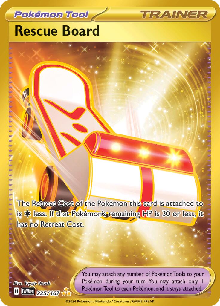 Rescue Board (225/167) [Scarlet & Violet: Twilight Masquerade] | Cracking-Singles