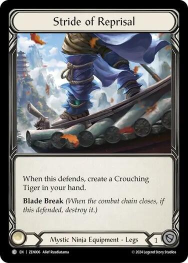 Stride of Reprisal [ZEN006] (Part the Mistveil Zen Blitz Deck) | Cracking-Singles