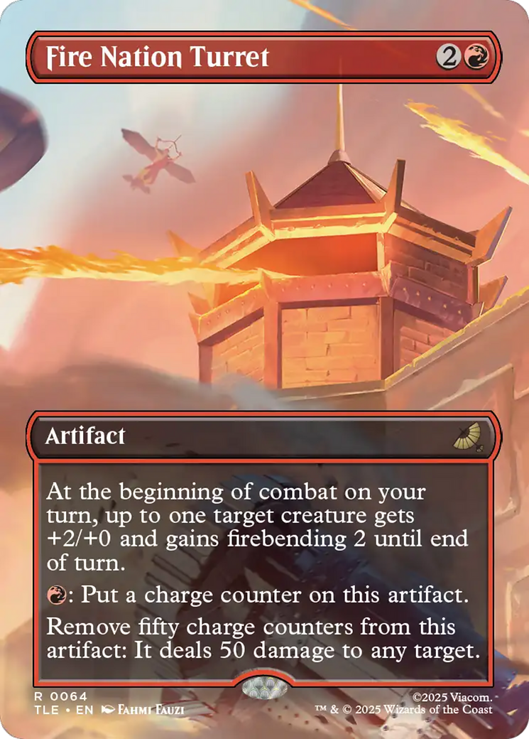 Fire Nation Turret (Borderless) [Avatar: The Last Airbender: Eternal-Legal] | Cracking-Singles